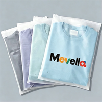 Sacs en plastique HDPE réutilisables sur mesure avec fermeture éclair, logo et couleur personnalisés imprimés en gravure pour l'emballage de vêtements