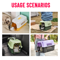 Nouveau transporteur d'animaux de compagnie en plastique de haute qualité. Caisse de voyage portable pour chiens et chats, cheni