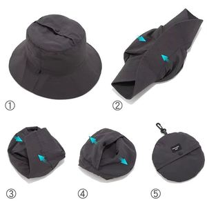Promotional Cap Summer Custom Logo Personalized Fisherman's Waterproof Bucket <b>Hat</b> With String - Product Image 5