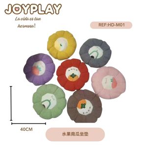 เบาะรองนั่งและหมอนลายฟักทองผลไม้ HXF - Product Image 1