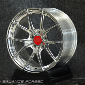 Jantes en alliage d'aluminium forgé à 5 branches, finition chrome poli argenté, entraxes 5x114.3 5x120 5x130, tailles 17 18 19 20 21 22 pouces pour M3/M4 <span class=keywords><strong>Tesla</strong></span> - Product Image 2
