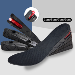 Plantillas Elevadoras de Altura Ajustables de 3-9cm, Almohadillas Absorbentes para Talón de Zapato, Soporte para Mayor Altura - Product Image 1