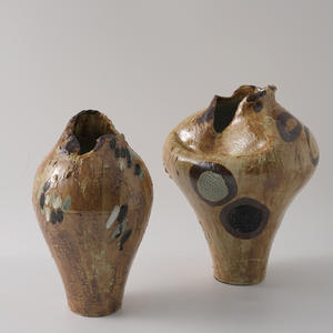 <span class=keywords><strong>Jarrones</strong></span> de Cerámica de Porcelana Blanca Mate Moderna y Sencilla al por Mayor, Abstractos, Hechos a Mano, Herméticos, Creativos, Artísticos, Geométricos, para Flores - Product Image 3