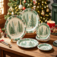 Assiettes en papier imprimées colorées, jetables, pour fêtes d'anniversaire, décorations pour enfants et adultes