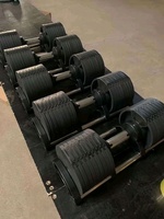 Ensemble d'haltères réglables en acier de 32 kg pour la musculation et l'utilisation en salle de sport à domicile