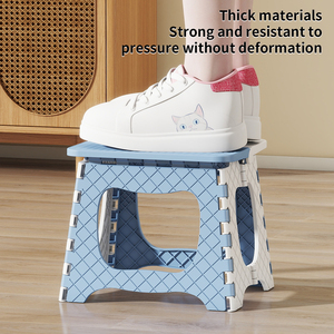 Taburete plegable de fábrica de China, taburete retráctil plegable portátil superfuerte, silla plegable de plástico - Product Image 3