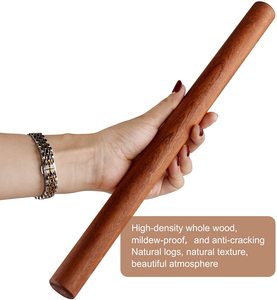 אפיית פסטה כופתאות לחם עוגת עוגת מאפה פיצה בצק רולר 15.7 סנטימטרים מוצק עץ מערוך - Product Image 6