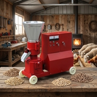 Nouvelle ligne de production de granulateurs alimentaires à double rouleau 220V, haute productivité 30-100kg/h, machine à granulés pour