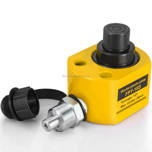 26mm İnme 10T endüstriyel çok bölümlü hidrolik düşük profilli silindir vinç kitleri dar alanlar için manuel pompa ile - Product Image 6