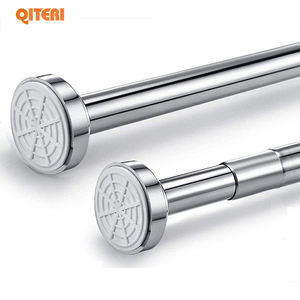 <span class=keywords><strong>Tringle</strong></span> à rideau de <span class=keywords><strong>douche</strong></span> HB, maintien solide <span class=keywords><strong>sans</strong></span> perçage, <span class=keywords><strong>tringle</strong></span> à rideau coulissante, acier inoxydable, ne s'effondre jamais pour la salle de bain, la cuisine - Product Image 1