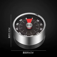 Studenten-Timer-Erinnerung Küchenspezifischer Countdown-Timer Haushalts-Zeitmanager Mechanischer Disk-Alarmschalter