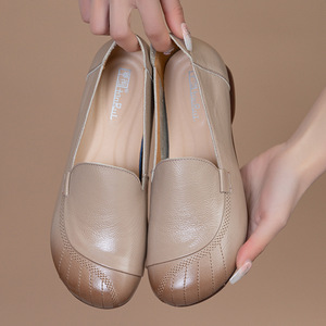 Women's Casual Flat Shoes Tassel <strong>Ladies</strong> <strong>Moccasins</strong> <strong>Slippers</strong> Anti-Slip Breathable Leather Driving Shoes Light Warranty Included - Product Image 6