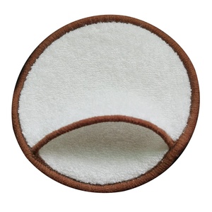 Almohadillas de limpieza Facial de 8cm, reutilizables, suaves, de bambú, con bolsillo - Product Image 3