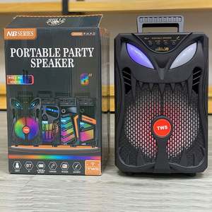 <span class=keywords><strong>Altavoz</strong></span> inalámbrico Bafle de graves, Subwoofer con batería recargable, luz Led, carrito de conciertos, 8 pulgadas - Product Image 5