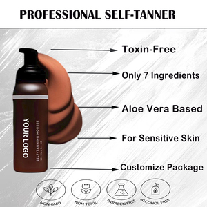 Mousse <span class=keywords><strong>Autobronzante</strong></span> Vegan Crème Corporelle Bronzante au Faux Bronzage de Marque Privée - Product Image 4