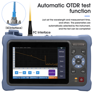 NK4000 MINI OTDR fibra ottica touch screen palmare multi funzioni Tester/ottico tempo dominio riflettometro - Product Image 2