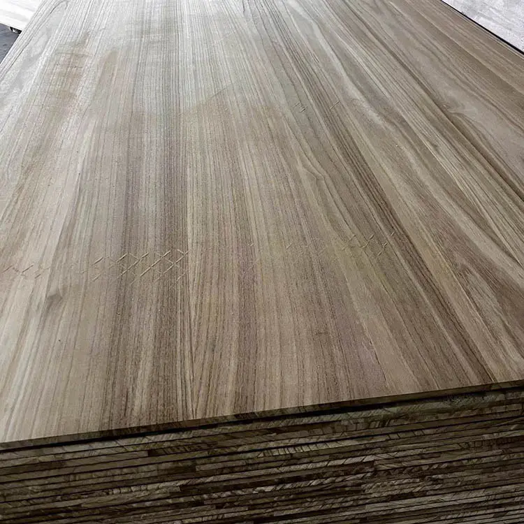 Tablero de madera de Paulownia personalizado Panel de madera maciza de Paulownia de carbonización de color de madera natural
