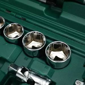 Outils Steeltreks en gros à bas prix, ensemble d'outils de réparation combinés 46 pièces, clé à cliquet à douille de 1/4 pouce avec coffret de rangement - Product Image 5