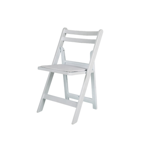 Chaises pliantes blanches en résine plastique pour événements chaise de fête de mariage <span class=keywords><strong>Wimbledon</strong></span> Banquet pliable mobilier d'extérieur chaise de jardin - Product Image 5