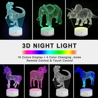 Base de lampe à led rgb pour 3d led veilleuse abs acrylique base en bois lampe led 3d base de veilleuse