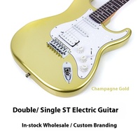 High-End Feel 39-Inch Electric Guitar Single Double Pickups Single Tremolo Bridge Stringed Instrument Parts Accessories