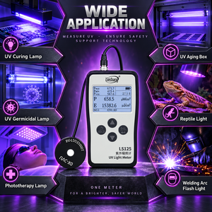 Radiomètre UV LS125 avec sondes interchangeables pour la mesure des rayons ultraviolets et de la lumière bleue de 210 à 490 nm - Product Image 4