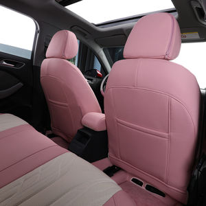 EKR accessori per interni Auto Premium Leather Pink Beige 5 posti Fit Set completo coprisedili per Auto personalizzati per <span class=keywords><strong>Audi</strong></span> <span class=keywords><strong>A3</strong></span> - Product Image 2