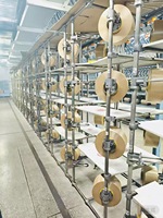 Naylon Çevre Dostu Boyalı Desenli Nakış Dikiş İpliği Filament Tipi YIJIA Marka Çapraz Dikiş Tığ İşi El Örgüsü İçin Ham