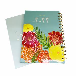 Impresión de diseño personalizado de tapa dura diario semanal diario estudiante cuaderno espiral encuadernado perfecto en relieve Agenda sin fecha - Product Image 3