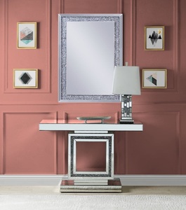 Mesa <span class=keywords><strong>Consola</strong></span> de Espejo de Oferta para <span class=keywords><strong>Sala</strong></span> de Estar con Cristales Brillantes para Hogar y Hotel - Product Image 4