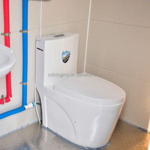 Toilettes portables en acier, douche, lavabo, <span class=keywords><strong>miroir</strong></span> pour les espaces publics, toilettes mobiles, 1,3 m x 2 m x 2 m, installation rapide - Product Image 5