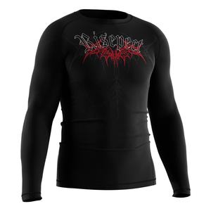 Rashguard de MMA Heavy Metal para Hombre, Personalizado, Manga Larga o Corta, para Grappling, Jiu Jitsu, BJJ, Artes Marciales - Product Image 3