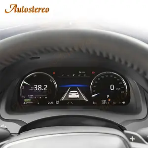 12,3 coche Digital Cluster Virtual Cockpit para Toyota Camry 2012-2016 reproductor Multimedia tablero Auto instrumento medidor pantalla