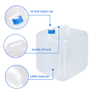 Sac d'eau pliable en LDPE de 10 L, facile à transporter, avec robinet, pour camping, pique-nique et barbecue – Vente en gros usine - Product Image 4
