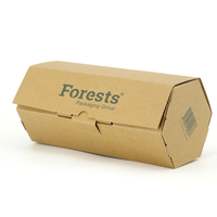 Caja de Embalaje Hexagonal de Cartón Kraft Marrón Redonda Personalizable con Logotipo a Bajo Precio