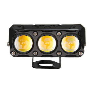 ไฟหน้ารถยนต์ LED แบบดัดแปลง จอแสดงผล LED สำหรับมอเตอร์ไซค์ 3 เลนส์ สว่างพิเศษ สำหรับติดตั้งเพิ่ม/อัพเกรด ไฟสปอร์ตไลท์ LED 3-1 รุ่น M - Product Image 5