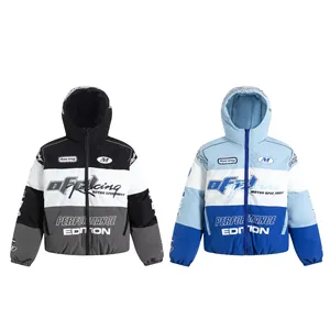 Giacca da Corsa con Cappuccio LAYENNE per Uomo, Multicolore, con Zip, Imbottita, Oversize, Invernale - Product Image 5