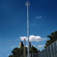 Farol Decorativo LED para Jardín Exterior, Poste de Lámpara Galvanizado en Caliente Q235B Q355B, Altura Personalizable, Resistente a los Rayos UV