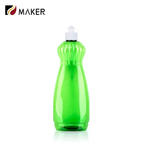 Envase de Plástico PET para Detergente Lavavajillas, Limpiador de Pisos Líquido <span class=keywords><strong>Verde</strong></span> de 550 ml, Jabón Lavavajillas, Botella de Detergente Líquido - Product Image 4