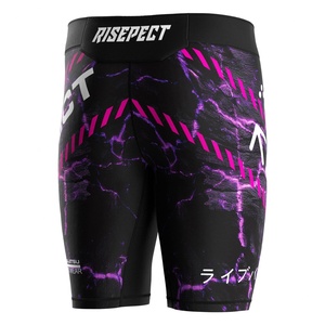 Shorts de compression Vale Tudo durables pour hommes, matière respirante, antidérapants, parfaits pour les arts martiaux, BJJ, MMA - Product Image 3