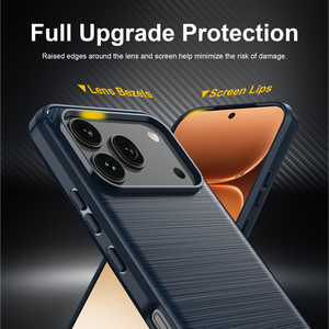Funda de Teléfono de <span class=keywords><strong>Fibra</strong></span> de Carbono y TPU para Huawei Honor <span class=keywords><strong>600</strong></span> Pro/Honor <span class=keywords><strong>600</strong></span>/<span class=keywords><strong>600</strong></span> Lite, Resistente a Impactos, Accesorios para Teléfono Móvil - Product Image 3