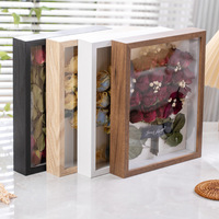 Cadre de présentation OEM personnalisé en MDF noir massif pour collection de souvenirs de bureau, étui professionnel pour œuvres d'art