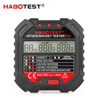 Sockel detektor HABOTEST HT107D EU-Buchsen tester mit RCD-Steckdosen tester