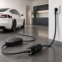 Adaptateur de chargeur EV sans mise à la terre 16A 3.6kW, charge sans mise à la terre avec câble de 3m pour maisons en location