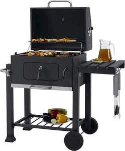 Có thể điều chỉnh chiều cao Xe Đẩy Nướng Ngoài Trời Bbq barbeque than nướng thịt nướng - Product Image 1