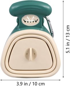 Bolsas Ecológicas Plegables para Excrementos de Perro con Clip de Silicona Impermeable para Paseos y Recogedor de Desechos - Product Image 2