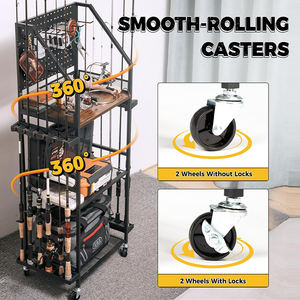 Présentoir sur mesure pour cannes à pêche pour supermarchés et chaînes <span class=keywords><strong>de</strong></span> magasins, support <span class=keywords><strong>de</strong></span> rangement sur pied pour cannes à pêche pour magasins d'articles <span class=keywords><strong>de</strong></span> pêche - Product Image 4