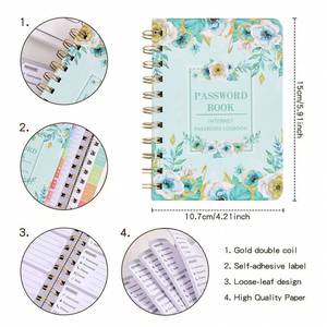 Myway bán buôn A6 mật khẩu cuốn sách biểu tượng tùy chỉnh thiết kế sang trọng bìa cứng xoắn ốc ràng buộc mật khẩu thủ môn máy tính xách tay - Product Image 5