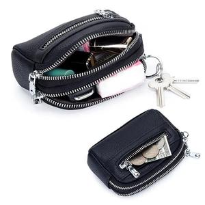 AndoBag Coin <b>Purses</b> for Women Genuine Cow <b>Leather</b> Fashion Simple Mini Keychain Wallet Large Capacity Zipper Handbag 1888 - Product Image 3