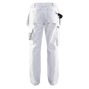 BLAKLADER - 713112101094C40 Pantalones de pintor para mujer Blanco/Gris-EAN 7330509543009 PANTALONES DE TRABAJO CARGO - Product Image 3
